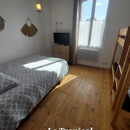 Apartmán Les Belles Terrasses ,3 , Le Vegetal De 1 A 8 Personnes , Le Tropical De 1 A 6 Personnes , Le Floral Avec Terrasse De 1 A 3 Personnes , Quartier Calme Au Stationnement Gratuit A Cote De L'avenue Verte Dieppe