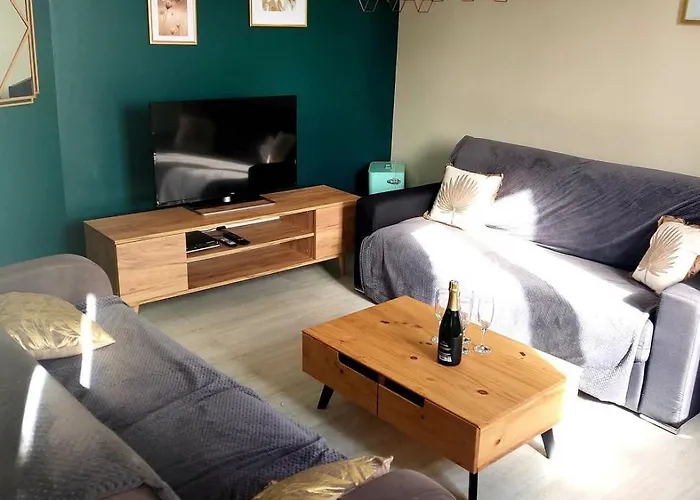 Les Belles Terrasses ,3 , Le Vegetal De 1 à 8 Personnes , Le Tropical De 1 à 6 Personnes , Le Floral Avec Terrasse De 1 à 3 Personnes , Quartier Calme Au Stationnement Gratuit à Coté De L'avenue Verte * Dieppe